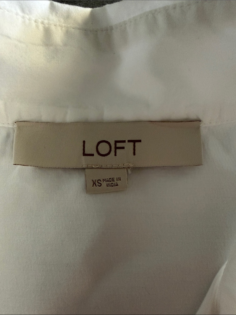 LOFT Pearlized Bib Tuxedo Shirt - Picture 6 of 10